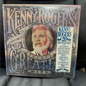 Kenny Rogers 20 Greatest Hits Vinyl Record Album